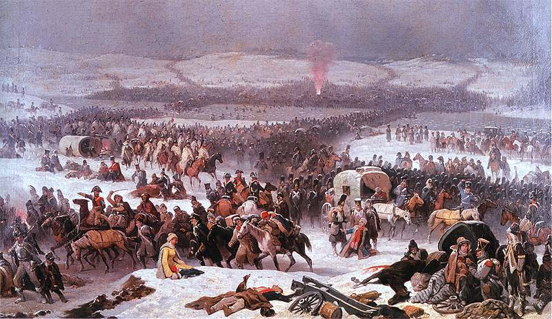 The Grande Armee Crossing the Berezina.